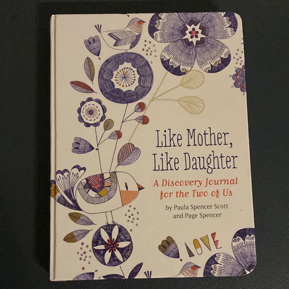 Mother Daughter journal.  🥰